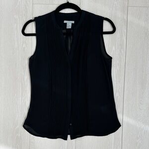 Black Sleeveless Blouse